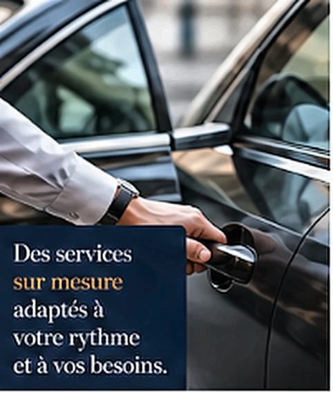 Services sur mesure adaptés à votre rythme — chauffeur privé