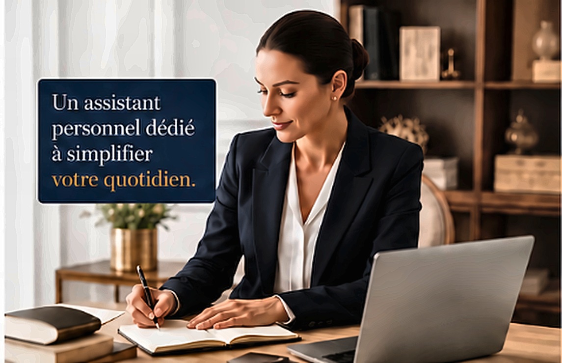 Assistante personnelle SIACOM Compagnie à son bureau